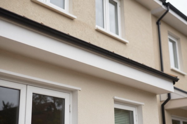 Completed UK home exterior with new fascias